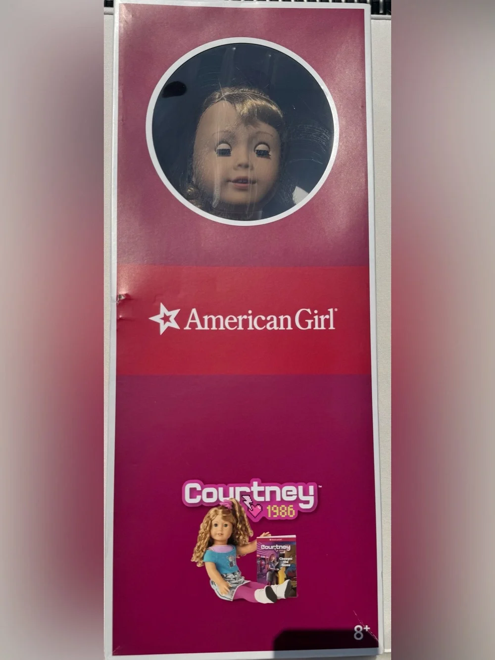 American Girl Courtney Moore Doll with Book, Meet Accessories, and Sunglasses